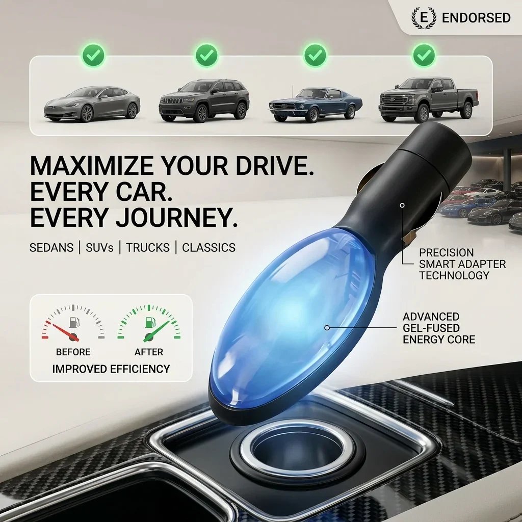 🚗 2026 New Upgrade FuelShark Device – Automotive Gas Saver for Cars & Trucks, Spill Saver