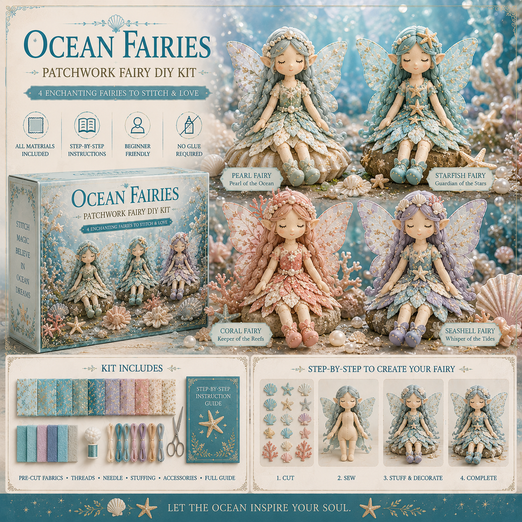 Fairy Patchwork DIY Collection ⚡only today Buy 2 Free 1！