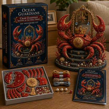 🔥LAST 4 HOURS，BUY 2 GET 1 FREE — Each discount is $8.5🎁 Ocean Guardians DIY Patchwork Kit Collection🌊