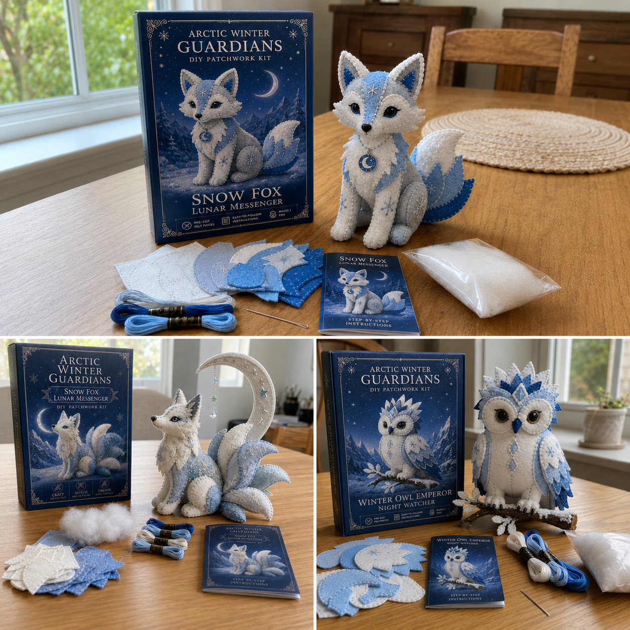 Arctic Winter Guardians DIY Patchwork Kit –🔥Last 4 hours 🔥Buy 2, Get 1 FREE
