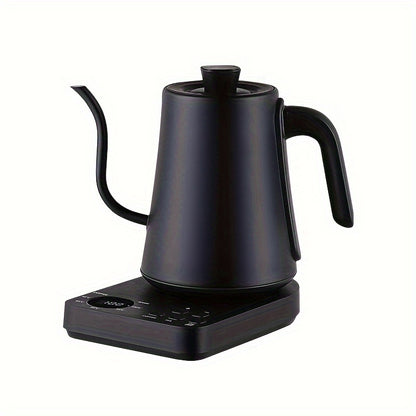 Electric Kettles, Gooseneck Electric Kettle, 304 Stainless Steel Inner, Quick Heating, for Pour Over Coffee, Brew Tea, Boil Hot Water, 33.81oz Black