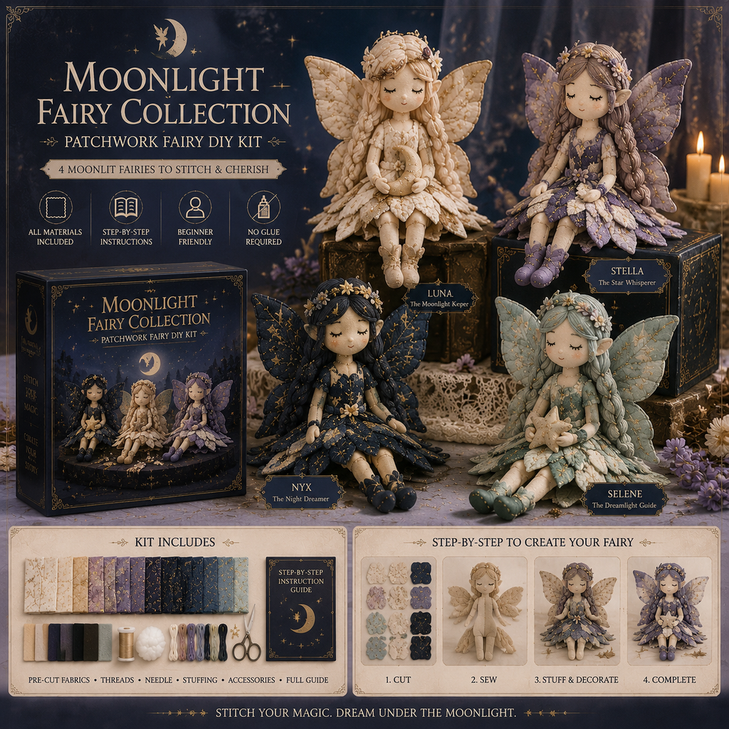Fairy Patchwork DIY Collection ⚡only today Buy 2 Free 1！