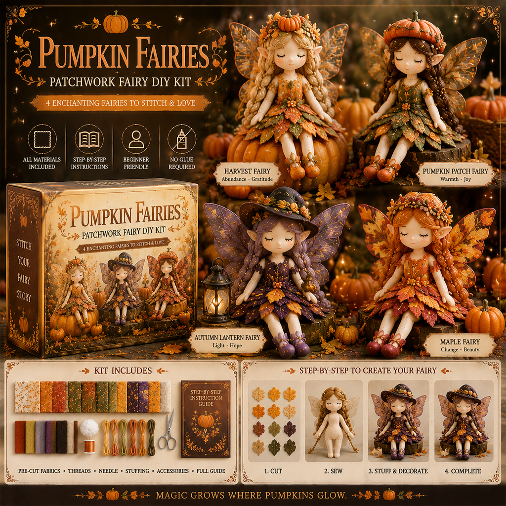 Fairy Patchwork DIY Collection ⚡only today Buy 2 Free 1！