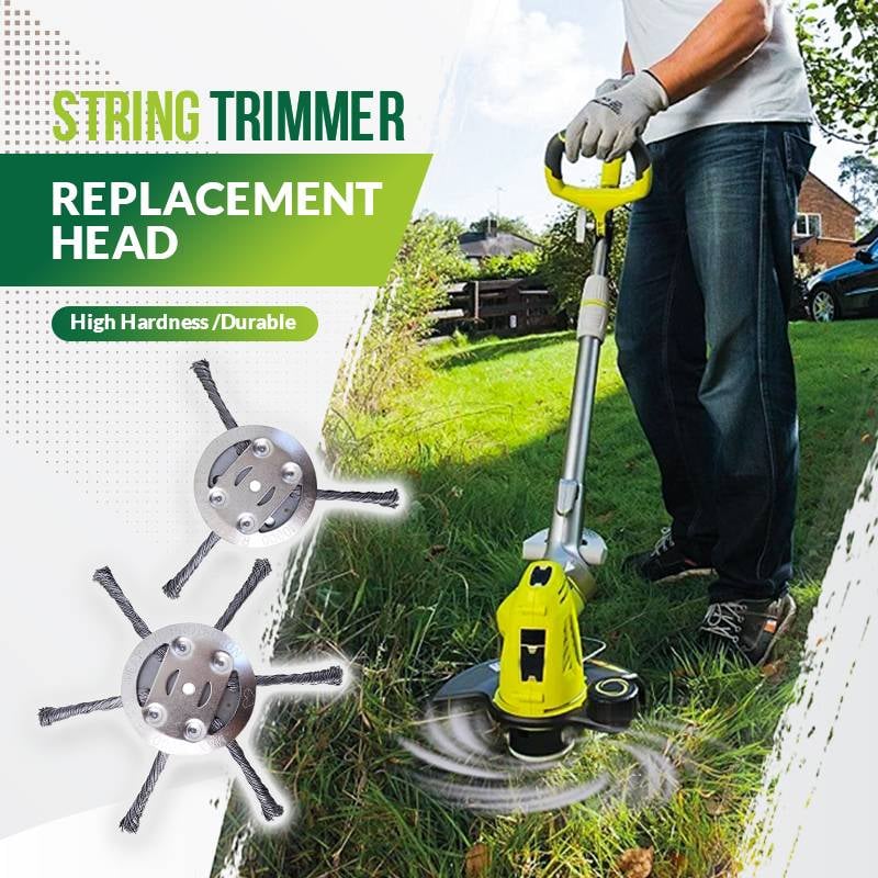 Heavy-Duty Steel WireTrimmer Head forCordless Weed Trimmers