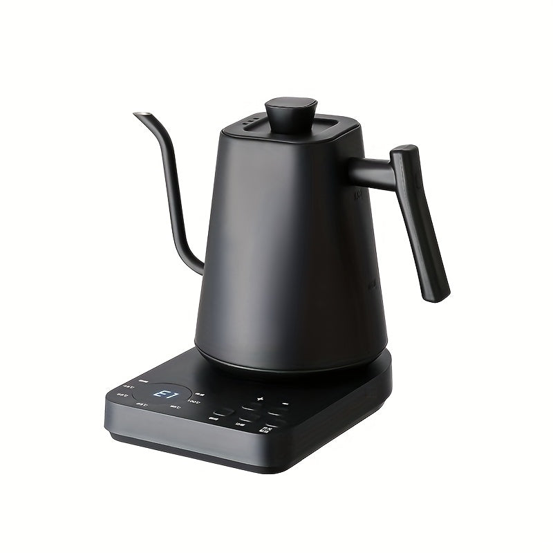Swan Neck Hand Brewing Kettle | Stainless Steel, 304 Material, 1200W Power, 16.91-33.81oz Capacity, Smart Temperature Control for Coffee and Tea