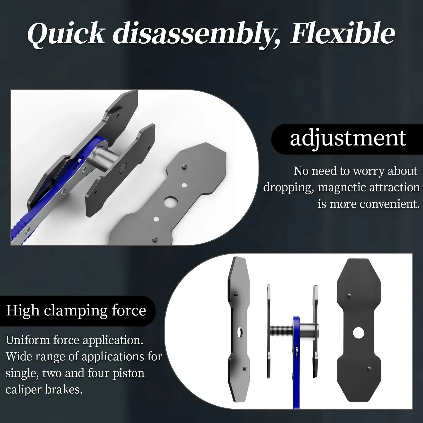 360° Brake Caliper Piston Press Tool