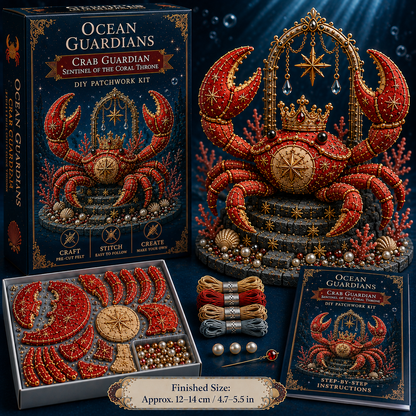 🔥LAST 4 HOURS，BUY 2 GET 1 FREE — Each discount is $8.5🎁 Ocean Guardians DIY Patchwork Kit Collection🌊