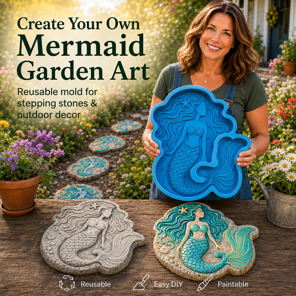 💥 LAST DAY 47% OFF -  🐉Reusable Blue Dragon Stepping Stone Mold