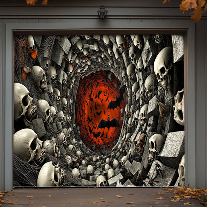 Halloween Garage Door Banner Decoration Tunnel of the Dead