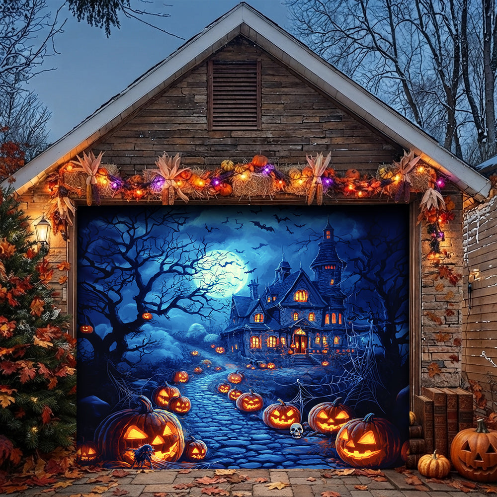 Halloween Garage Door Banner Decoration Happy Halloween