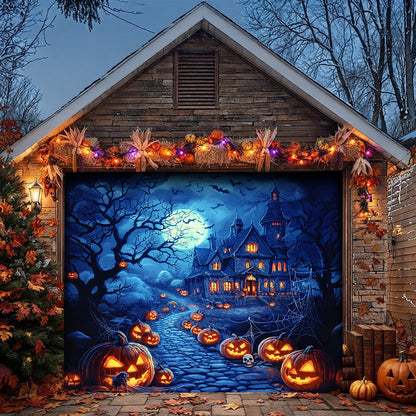 Halloween Garage Door Banner Decoration Happy Halloween