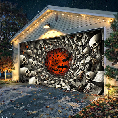 Halloween Garage Door Banner Decoration Tunnel of the Dead