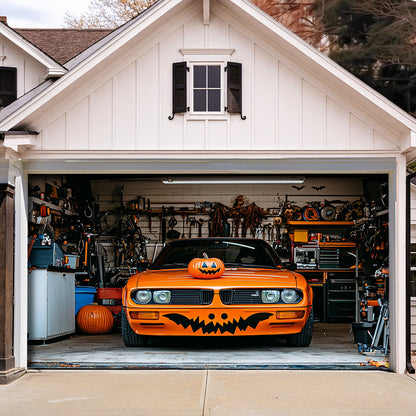 Halloween Garage Door Banner Decoration Trick Or Ride