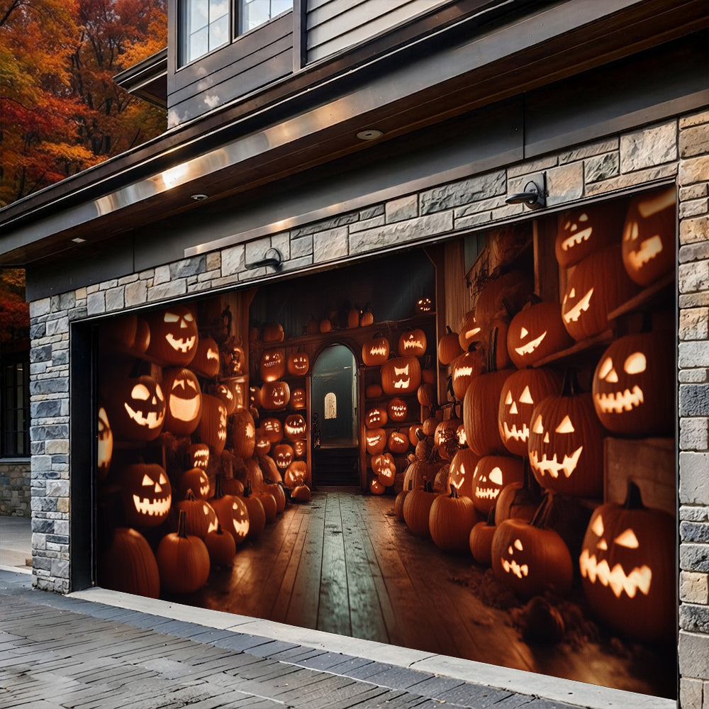 Halloween Garage Door Banner Decoration The Great Pumpkin Haunt
