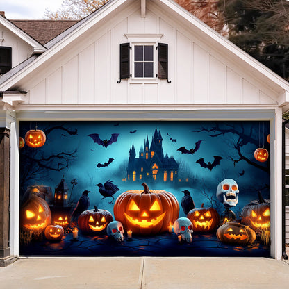 Halloween Garage Door Banner Decoration Happy Halloween