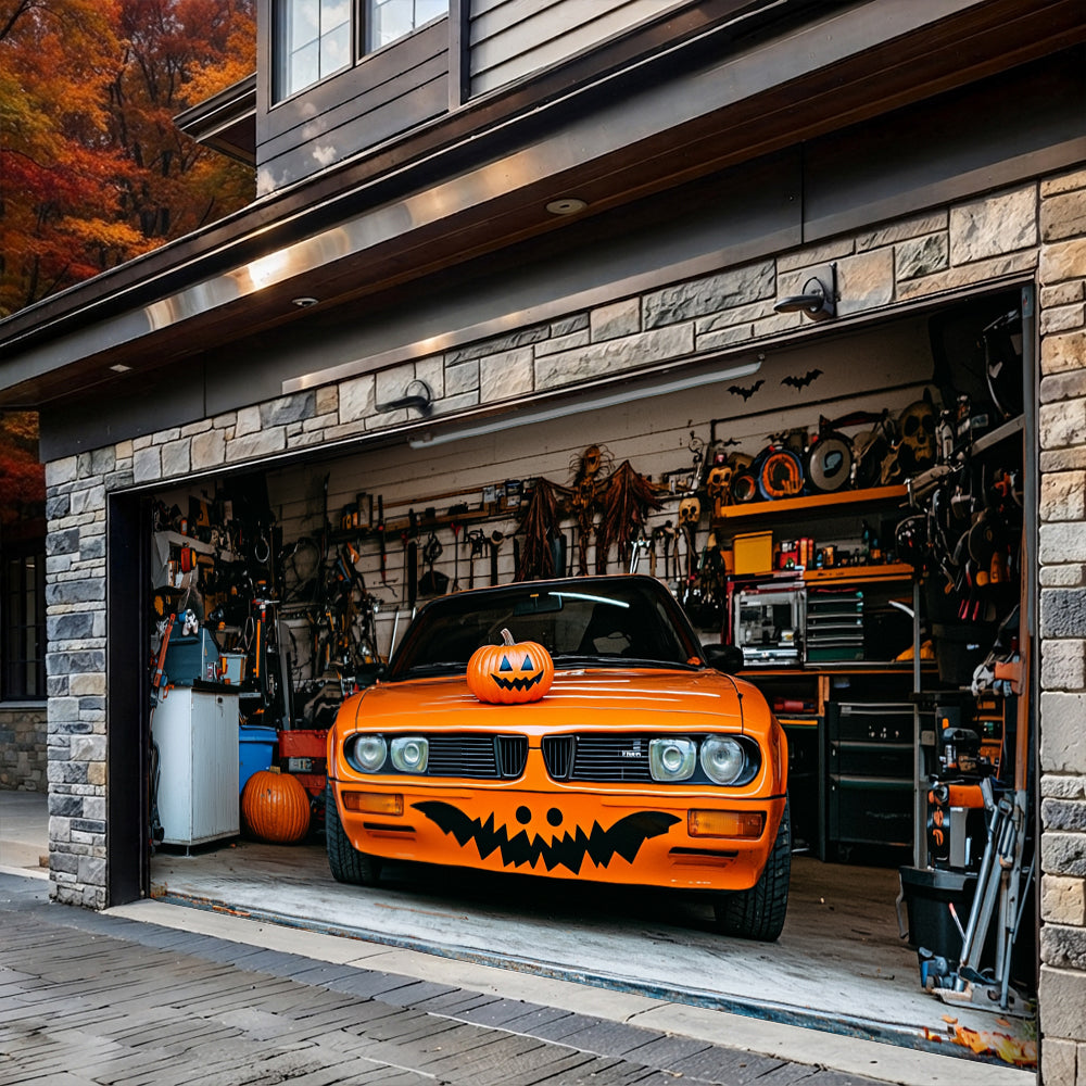 Halloween Garage Door Banner Decoration Trick Or Ride