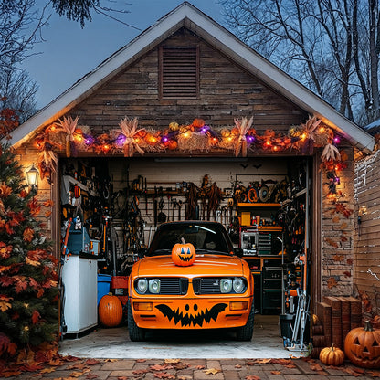 Halloween Garage Door Banner Decoration Trick Or Ride
