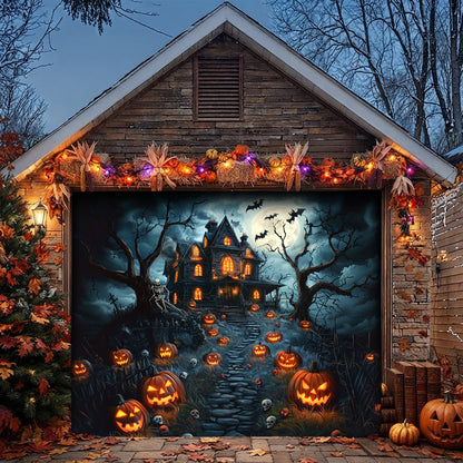 Halloween Garage Door Banner Decoration A deadly Night