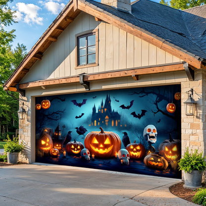 Halloween Garage Door Banner Decoration Happy Halloween