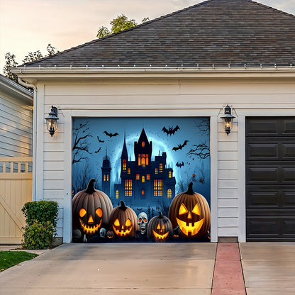 Halloween Garage Door Banner Decoration The Haunted Pumpkin House