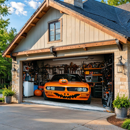 Halloween Garage Door Banner Decoration Trick Or Ride