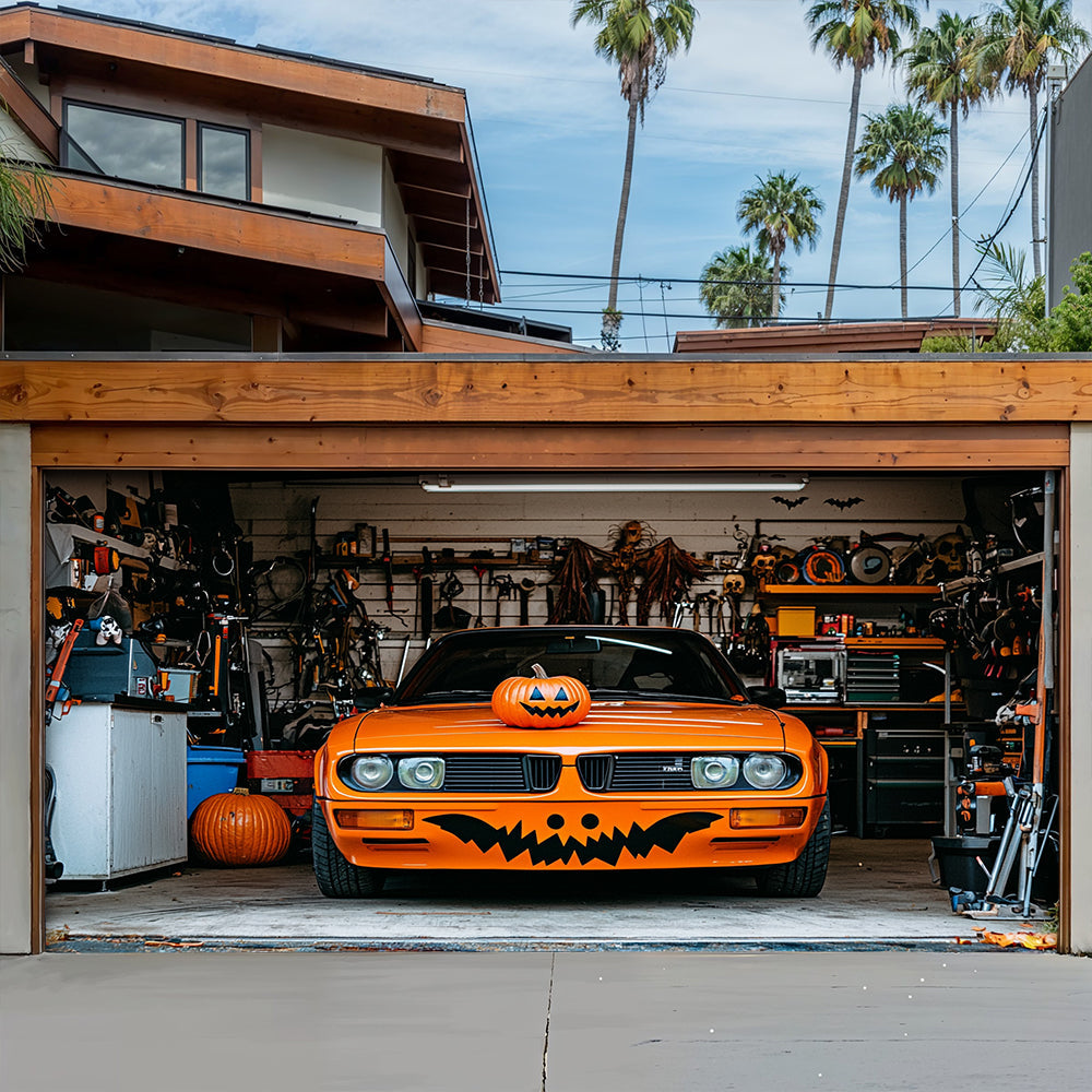 Halloween Garage Door Banner Decoration Trick Or Ride