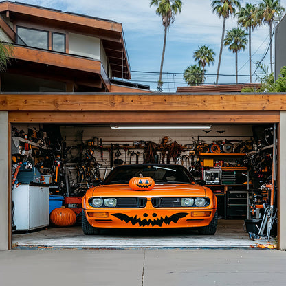 Halloween Garage Door Banner Decoration Trick Or Ride