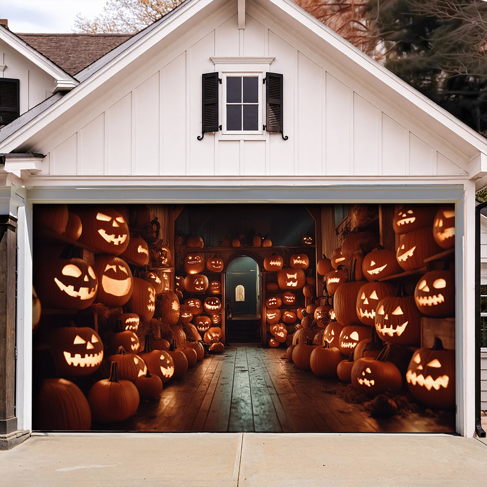 Halloween Garage Door Banner Decoration The Great Pumpkin Haunt