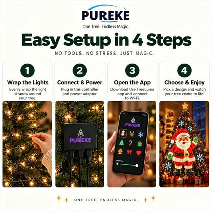 PUREKE™ — Smart Christmas Tree Lights