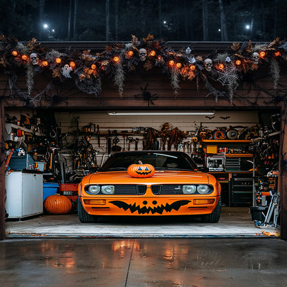 Halloween Garage Door Banner Decoration Trick Or Ride